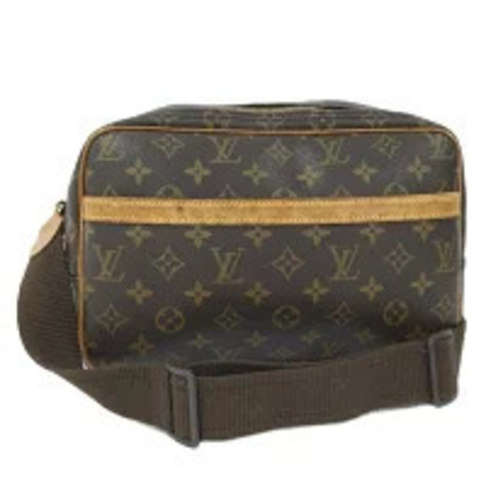 LOUIS VUITTON Reporter Shoulder Bag Monogram Brown